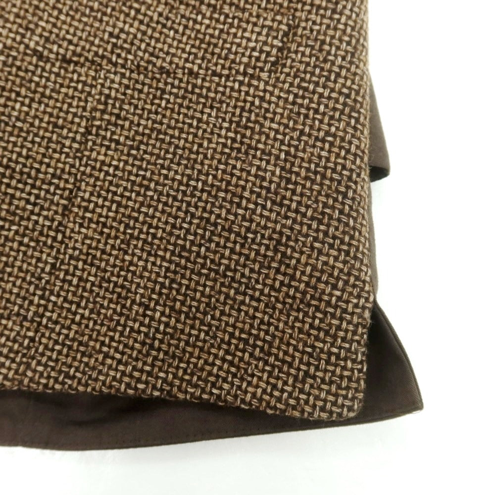 【中古】ラルディーニ LARDINI ウールポリエステル ドレス系ジレ ベスト ブラウン【 48 】【 状態ランクA 】【 メンズ 】