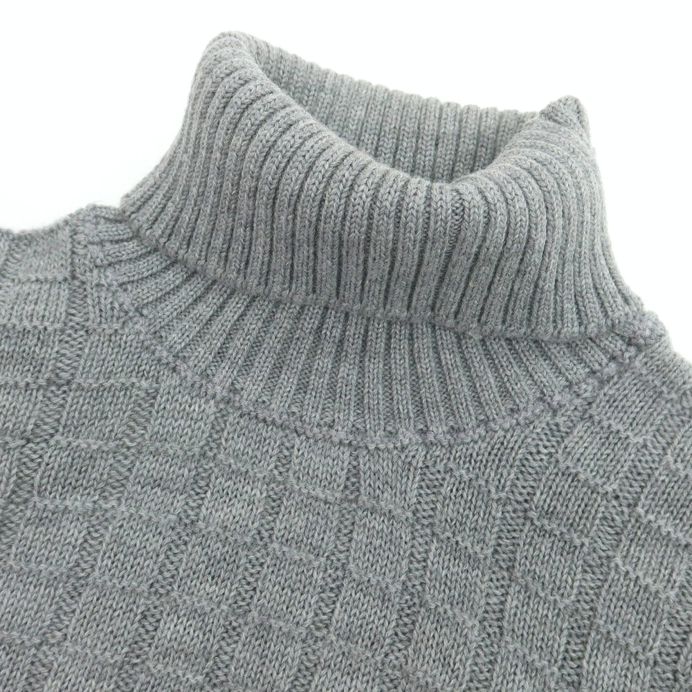 【中古】ドルモア DRUMOHR ウール タートルネック プルオーバーニット ライトグレー【 50 】【 状態ランクB 】【 メンズ 】