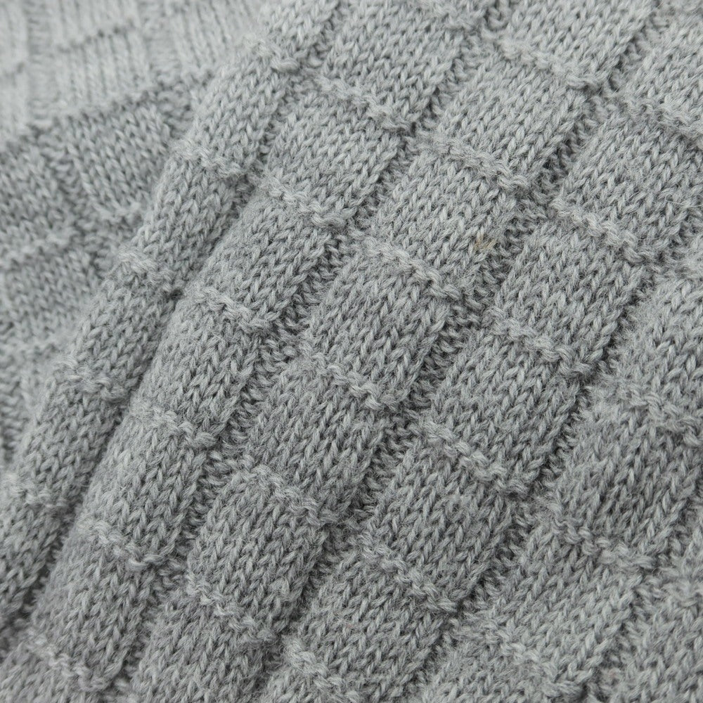 【中古】ドルモア DRUMOHR ウール タートルネック プルオーバーニット ライトグレー【 50 】【 状態ランクB 】【 メンズ 】