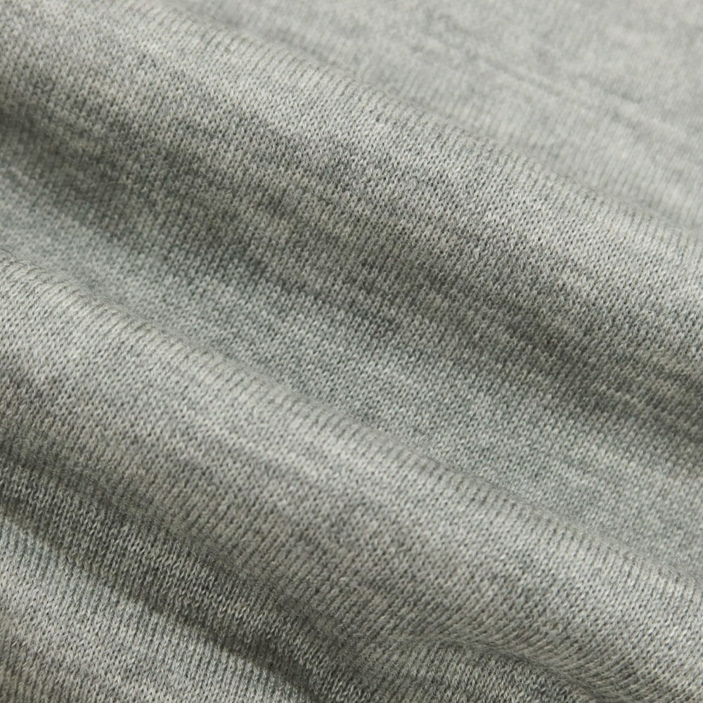 【中古】クルチアーニ CRUCIANI ハイゲージ カシミヤシルク タートルネック プルオーバーニット ライトグレー【 50 】【 状態ランクC 】【 メンズ 】