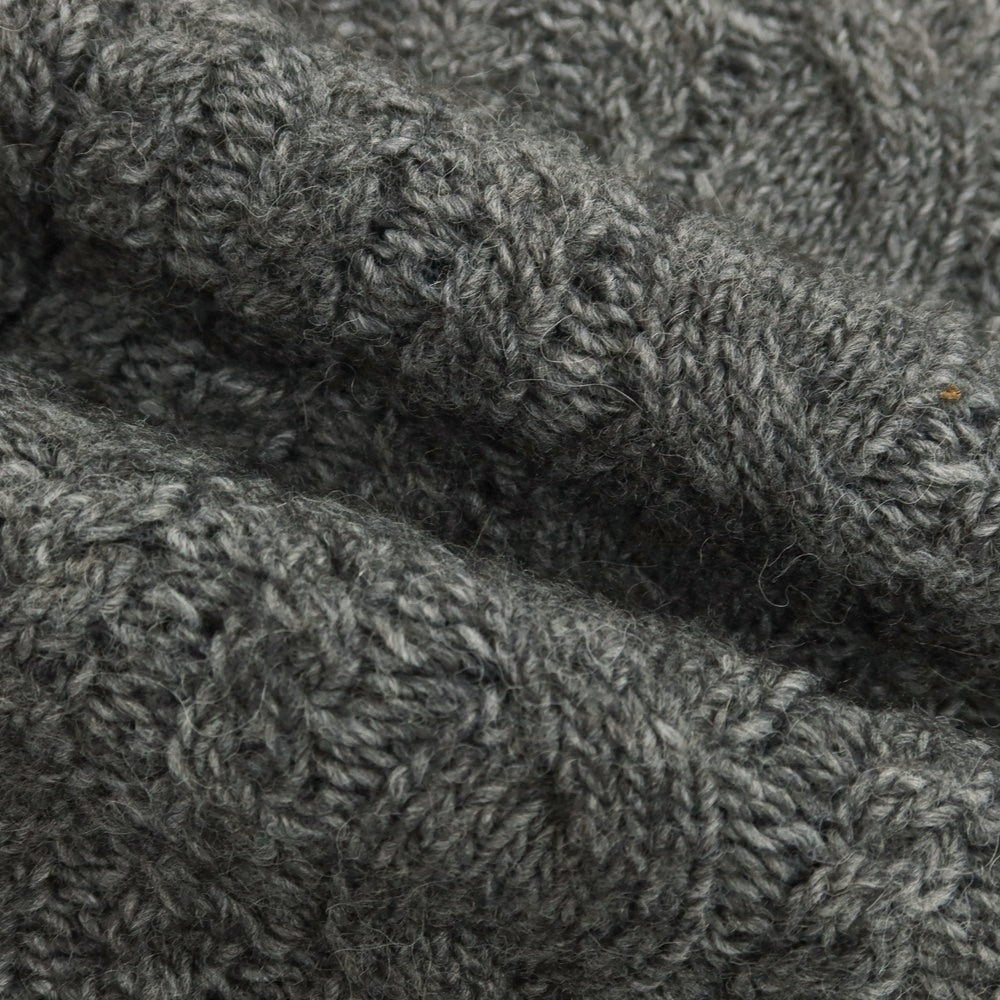 【中古】スリードッツ three dots ウールアクリルアルパカ タートルネック プルオーバーニット グレー【 L 】【 状態ランクB 】【 メンズ 】