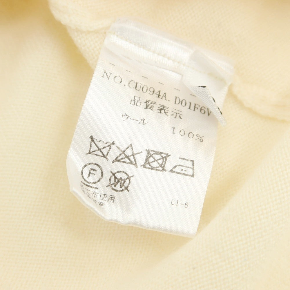 【中古】クルチアーニ CRUCIANI ハイゲージ ウール タートルネック プルオーバーニット アイボリー【 52 】【 状態ランクB 】【 メンズ 】