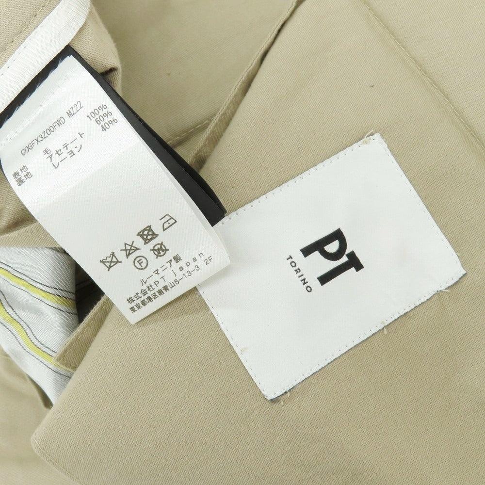 【中古】ピーティートリノ PT TORINO TREDICI ウール ドレススラックスパンツ ブラック【 48 】【 状態ランクA 】【 メンズ 】