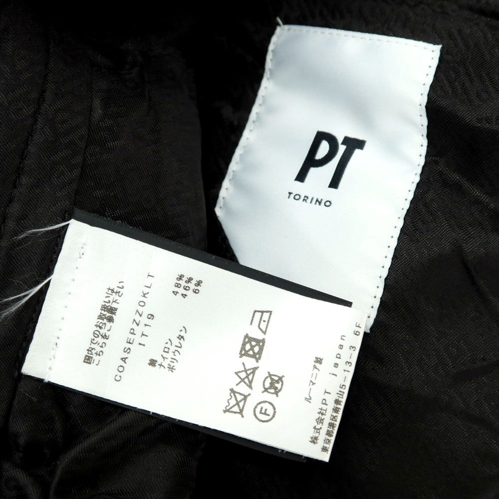 【中古】ピーティートリノ PT TORINO EPSILON ストレッチ コットンナイロン カジュアルスラックスパンツ グレー【サイズ48】【 状態ランクB 】【 メンズ 】
