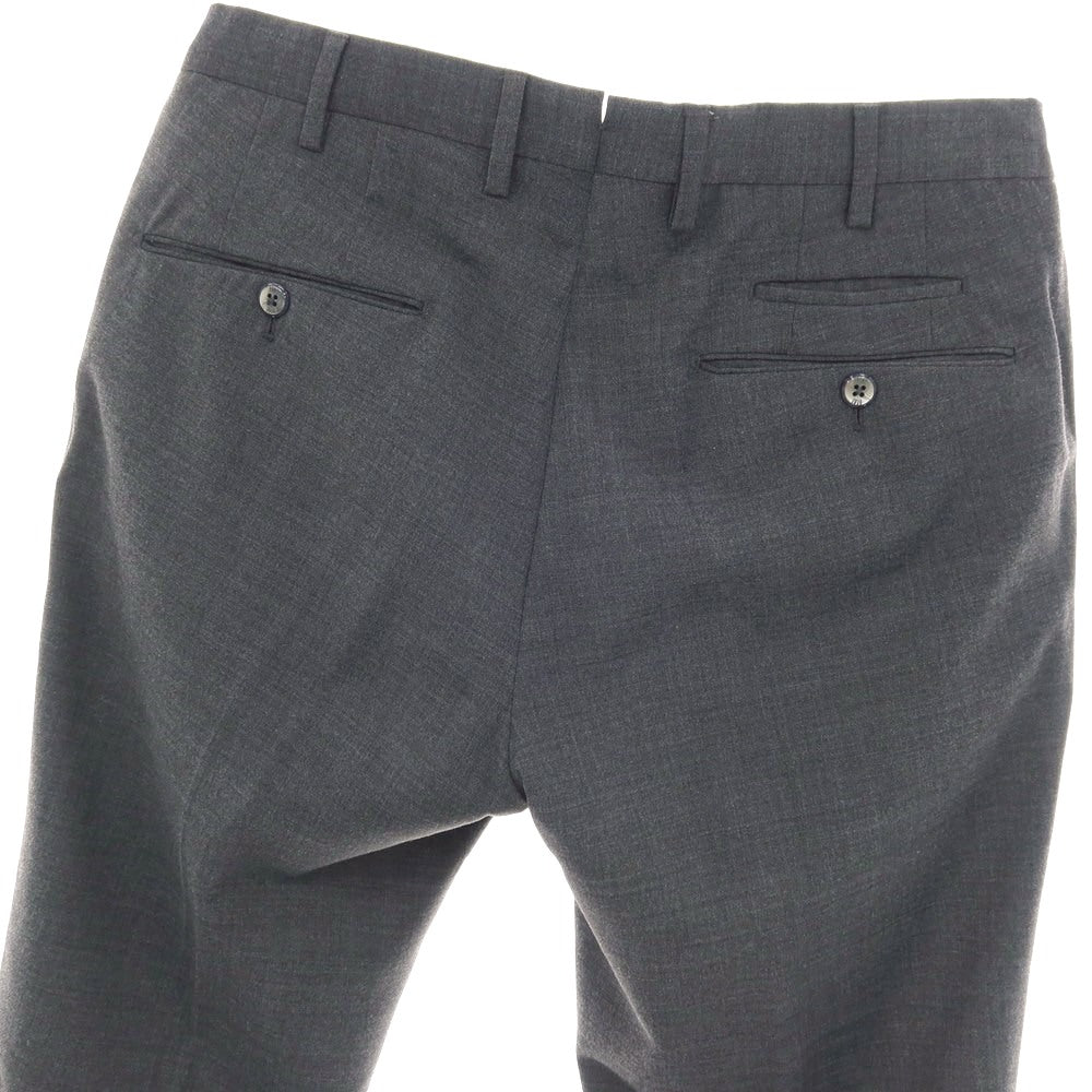 【中古】ピーティーゼロウーノ PT01 TRAVELLER ストレッチ ポリエステルウール ドレススラックスパンツ グレー【サイズ48】【 状態ランクB 】【 メンズ 】