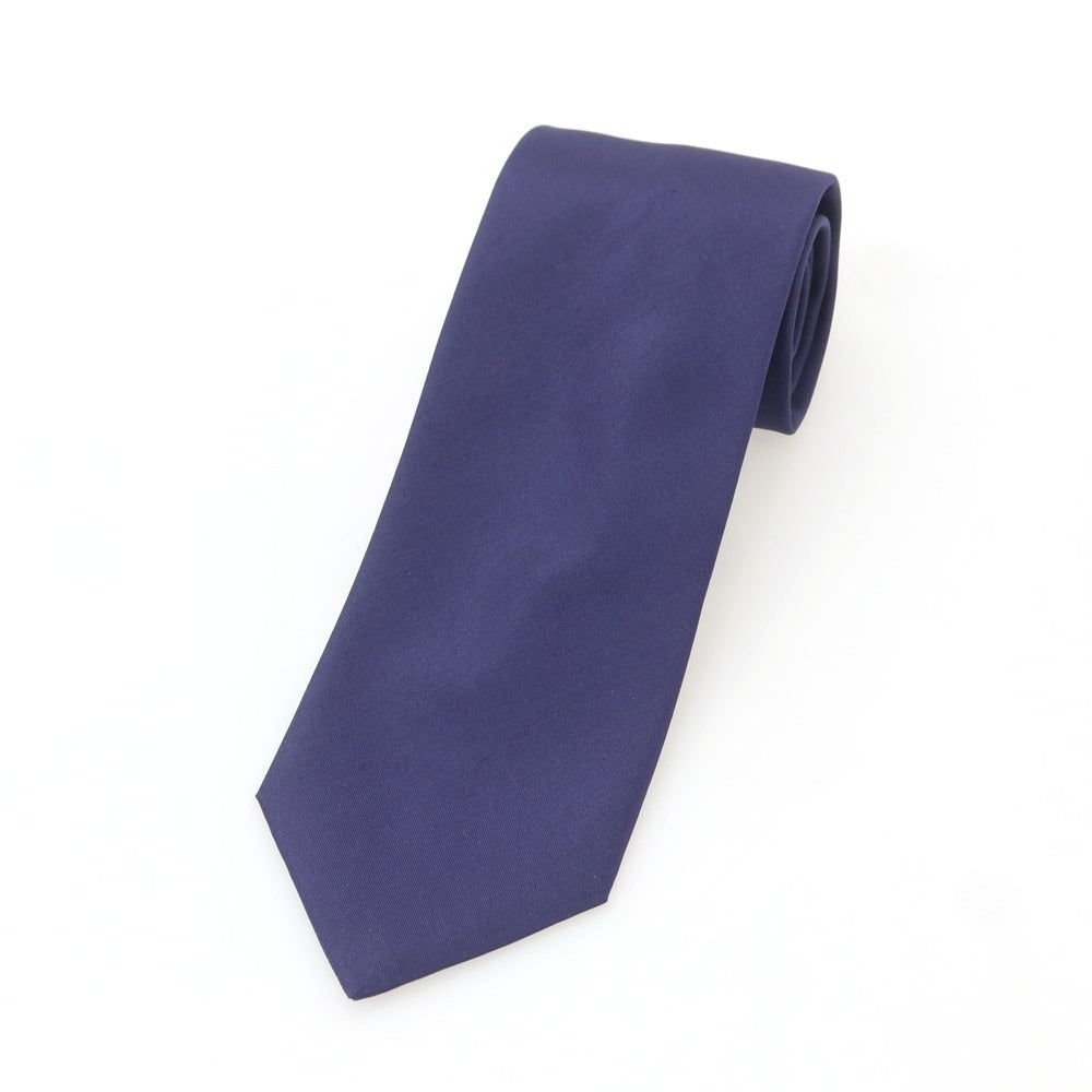 【中古】アトリエ エフアンドビー ATERIER F&B シルク 無地ネクタイ パープル【 状態ランクB 】【 メンズ 】