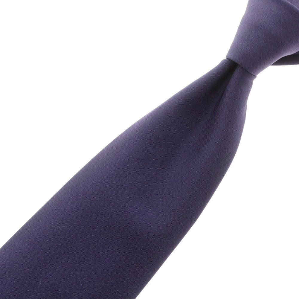 【中古】アトリエ エフアンドビー ATERIER F&B シルク 無地ネクタイ パープル【 状態ランクB 】【 メンズ 】