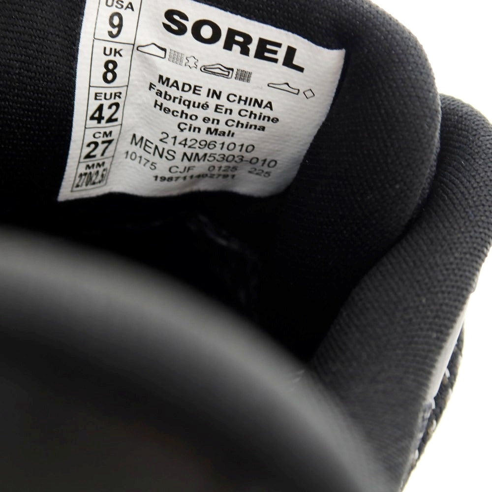 【中古】【未使用】ソレル SOREL CALLSIGN HORIZON LOW GTX スニーカー ブラック【 27 】【 状態ランクS 】【 メンズ 】