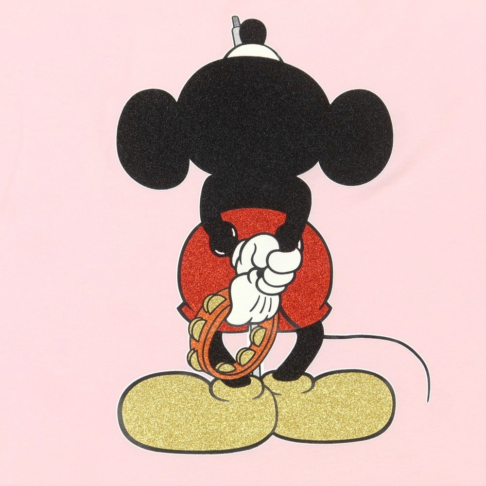 【中古】シュプリーム Supreme × Number (N)ine、Mickey Mouse 2025年秋冬 Raglan L/S Top 長袖Tシャツ ピンクxブラック【 XL 】【 状態ランクA 】【 メンズ 】