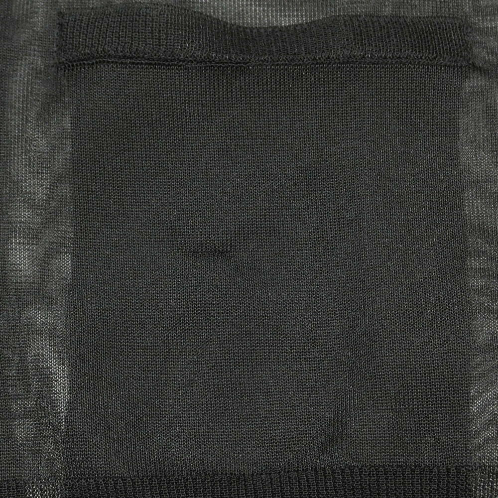 【中古】シュタイン ssstein ナイロンポリエステル シースルーニット カーディガン ブラック【 M 】【 状態ランクB 】【 メンズ 】