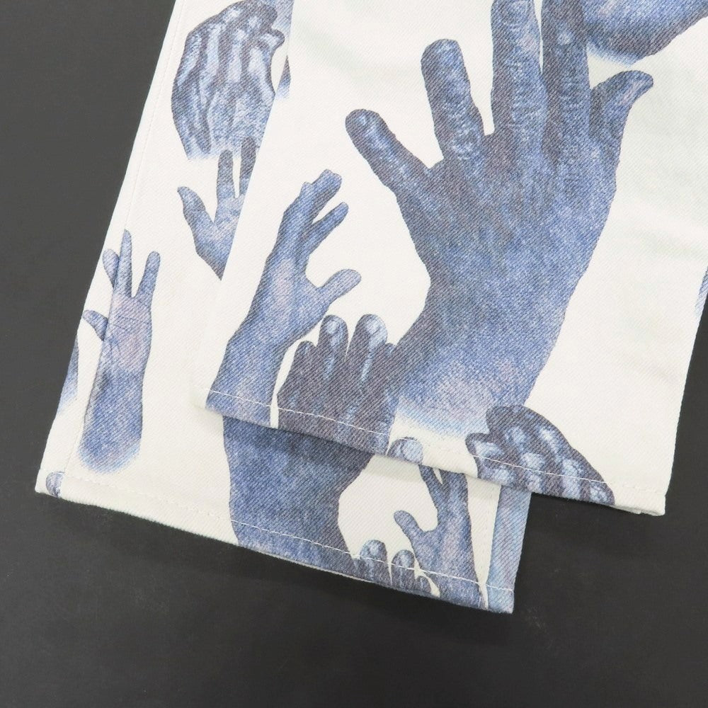 【中古】デニムティアーズ DENIM TEARS × Levi’s 501 DT コットン デニムパンツ ホワイトxネイビー【 32 】【 状態ランクB 】【 メンズ 】