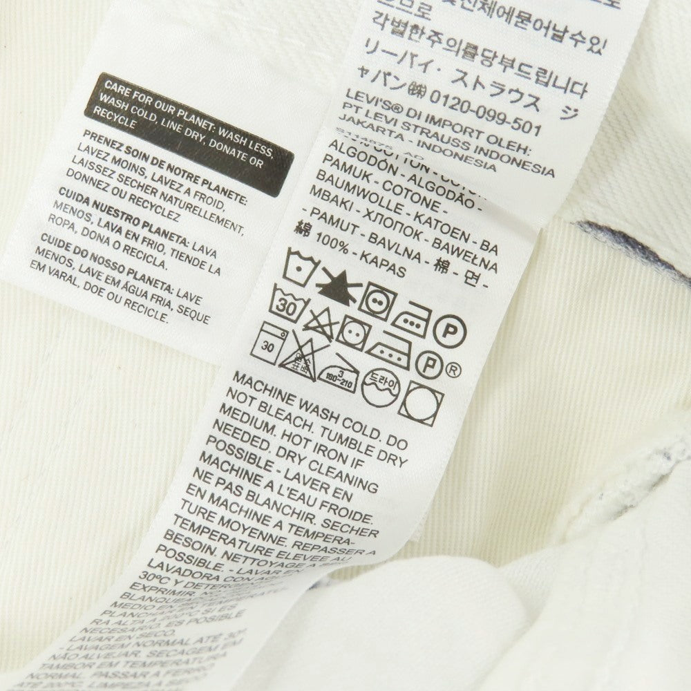 【中古】デニムティアーズ DENIM TEARS × Levi’s 501 DT コットン デニムパンツ ホワイトxネイビー【 32 】【 状態ランクB 】【 メンズ 】