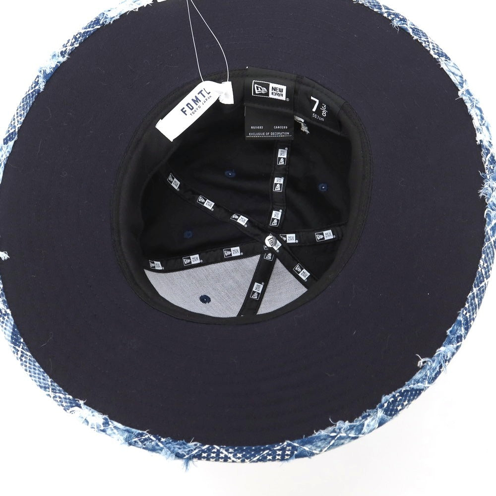 【中古】ファンダメンタル FDMTL × NEW ERA 2025年春夏 コットン ハット ブルー【 7 3/8 】【 状態ランクA 】【 メンズ 】