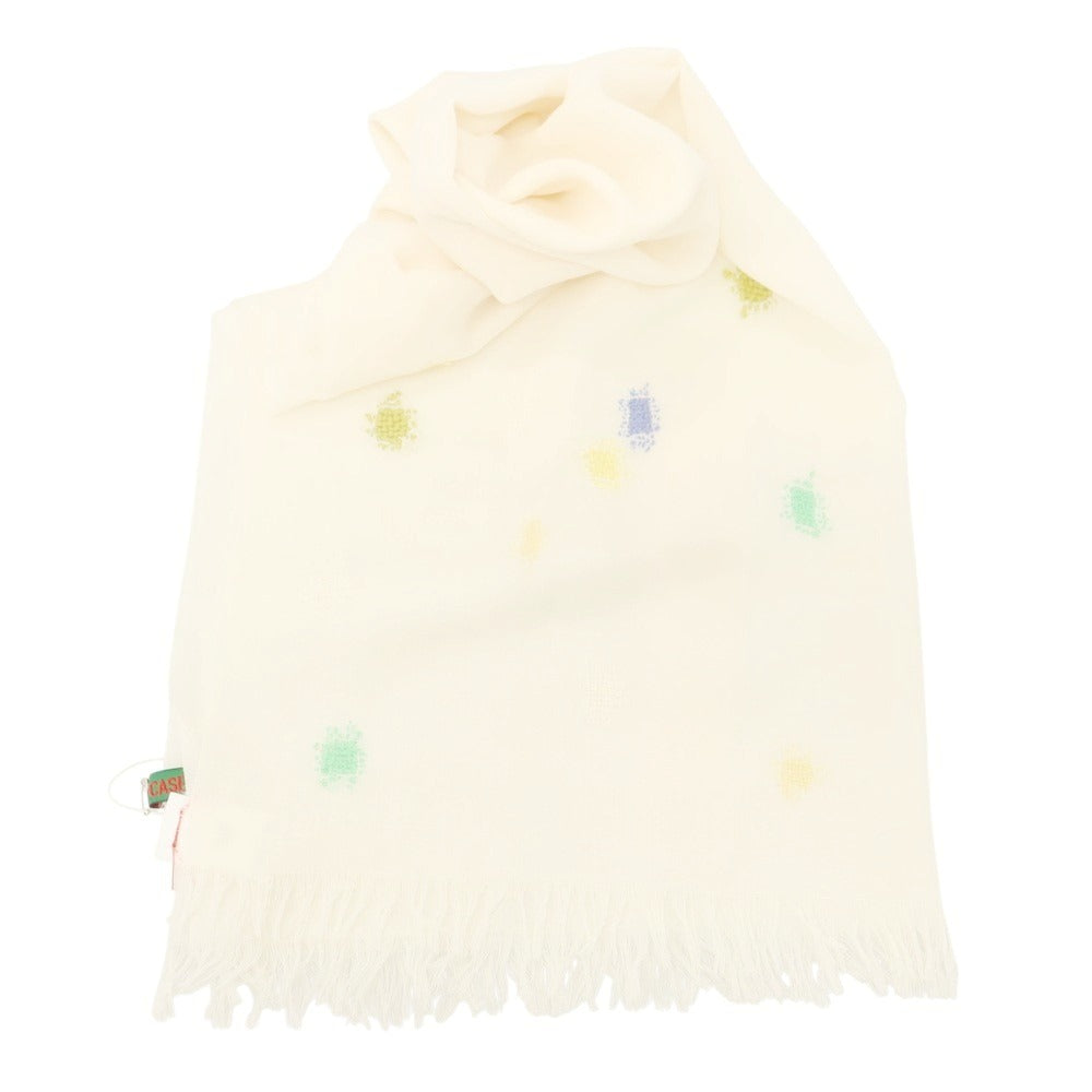 【中古】ケイシー ケイシー CASEY CASEY ウール ストール オフホワイト【 状態ランクA 】【 ユニセックス 】