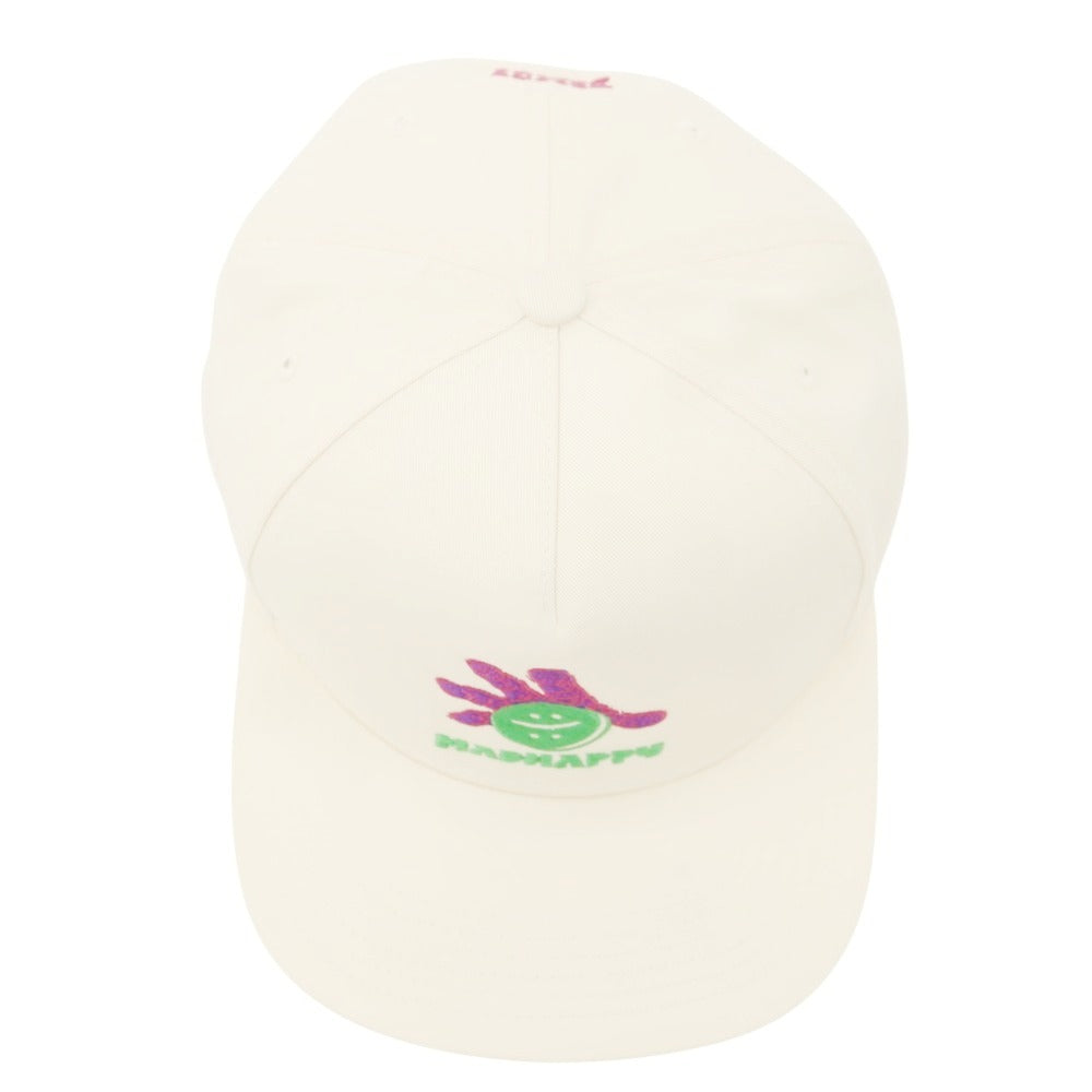 【中古】マッドハッピー Madhappy × DOVER STREET MARKET GINZA コットン キャップ オフホワイト【 状態ランクA 】【 メンズ 】