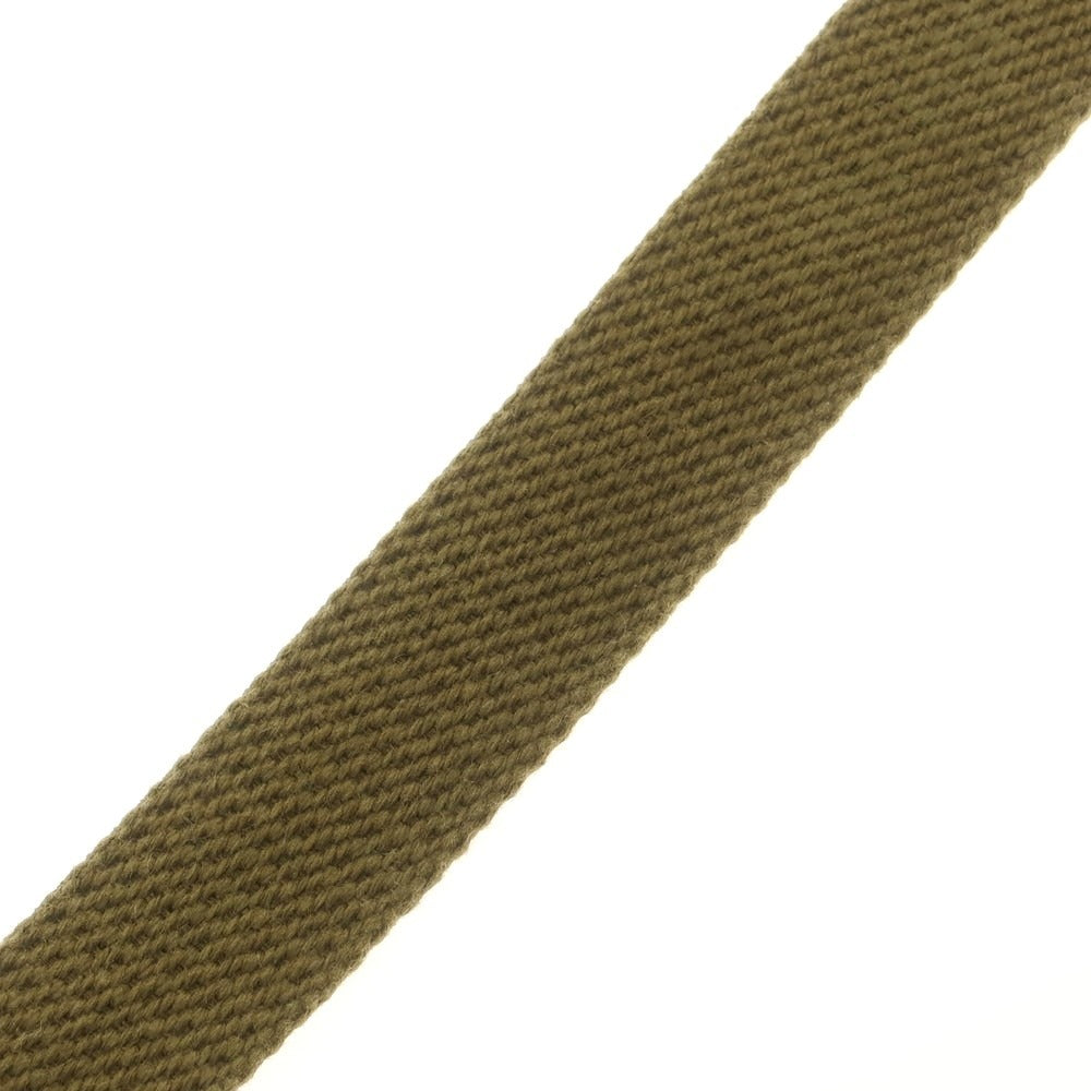 【中古】ビームスプラス BEAMS PLUS プレート キャンバス ベルト オリーブxゴールド【 L 】【 状態ランクA 】【 メンズ 】