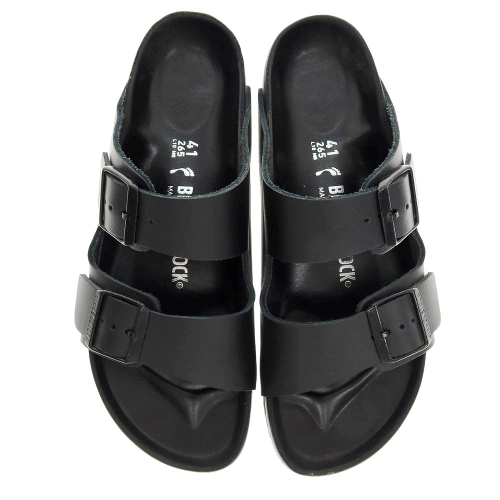 【中古】ビルケンシュトック BIRKENSTOCK ARIZONA オールレザー サンダル ブラック【 26.5 】【 状態ランクB 】【 メンズ 】