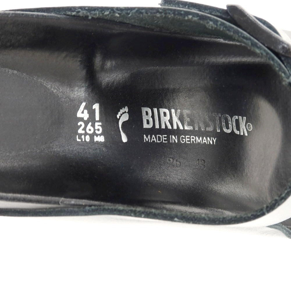 【中古】ビルケンシュトック BIRKENSTOCK ARIZONA オールレザー サンダル ブラック【 26.5 】【 状態ランクB 】【 メンズ 】