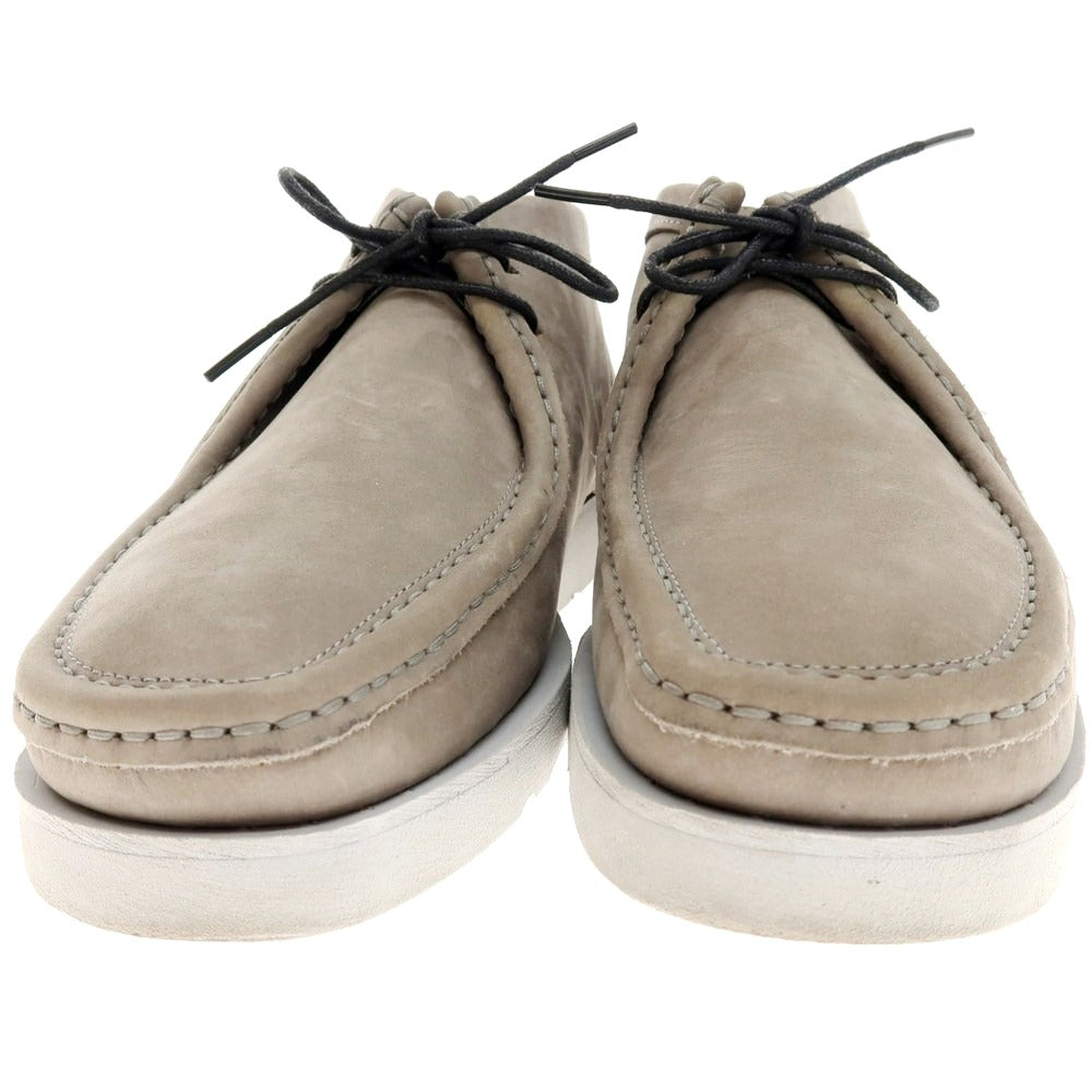 【中古】パドモア アンド バーンズ Padmore & Barnes ヌバックレザー ワラビーブーツ グレージュ【 8 】【 状態ランクB 】【 メンズ 】