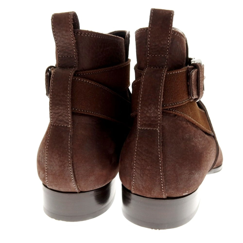 【中古】ルイ ヴィトン LOUIS VUITTON ヌバック ジョッパーブーツ ダークブラウン【 5 】【 状態ランクA 】【 メンズ 】