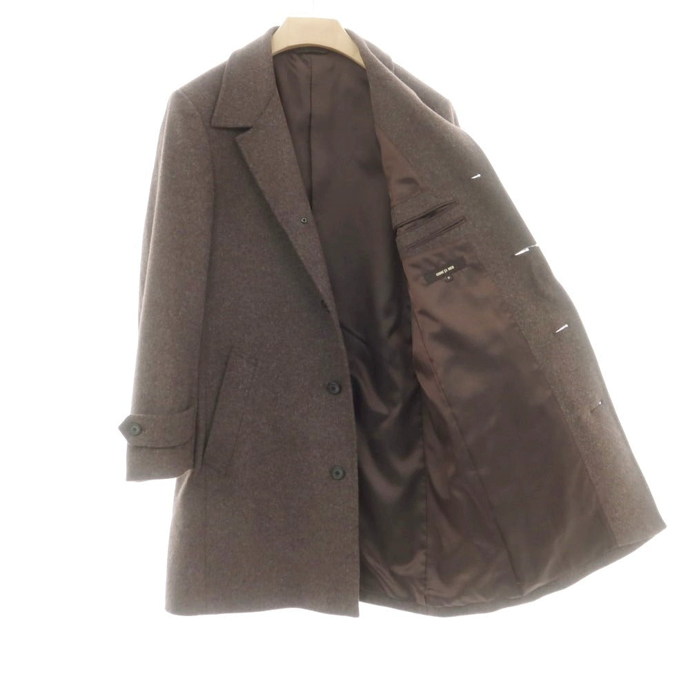 【中古】コムサメン COMME CA MEN アンゴラウール ステンカラーコート アッシュブラウン【 M 】【 状態ランクA 】【 メンズ 】