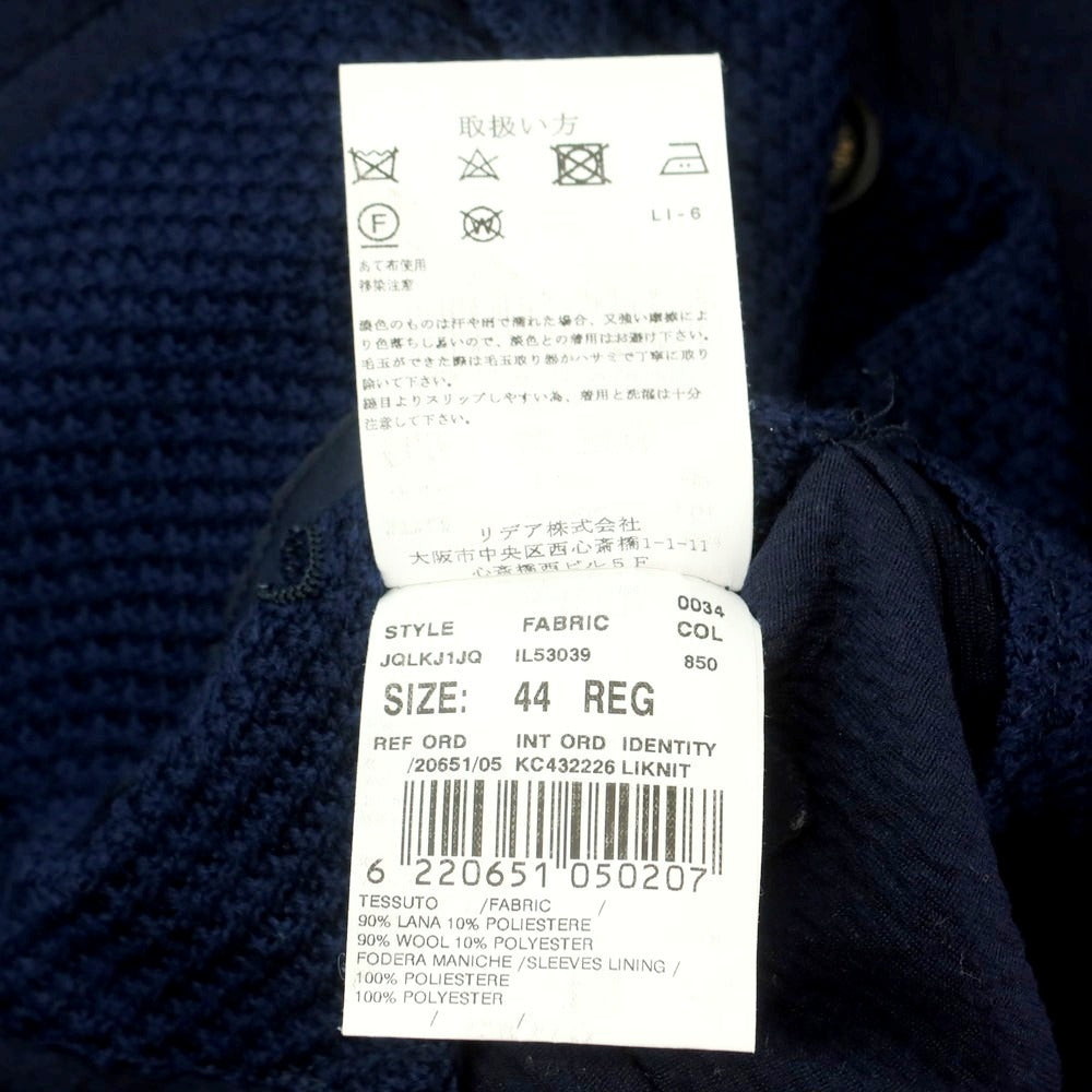 【中古】ラルディーニ LARDINI ウール テーラードジャケット ネイビー【 44 】【 状態ランクB 】【 メンズ 】