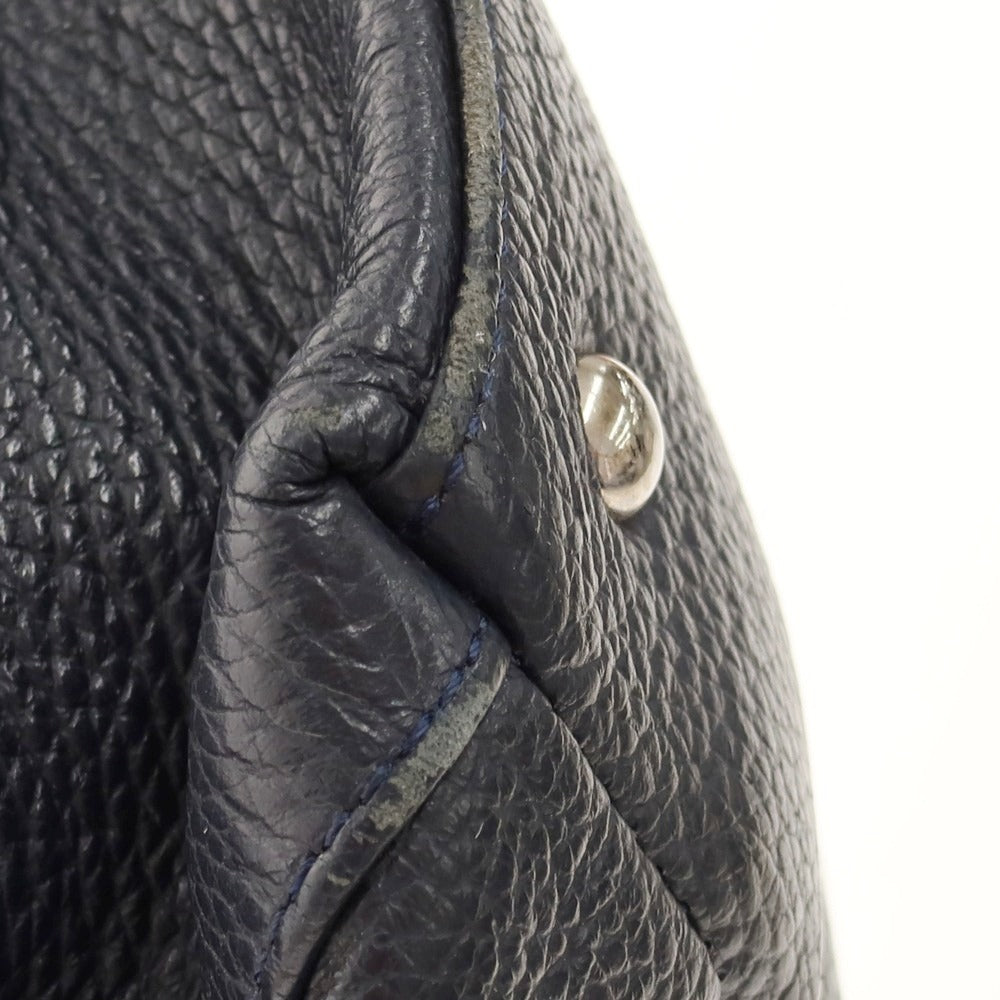 【SALE10%OFF/返品不可】【中古】ザネラート ZANELLATO ポスティーナ シュリンクレザー 2WAY ショルダーバッグ ネイビー【 状態ランクC 】【 メンズ 】