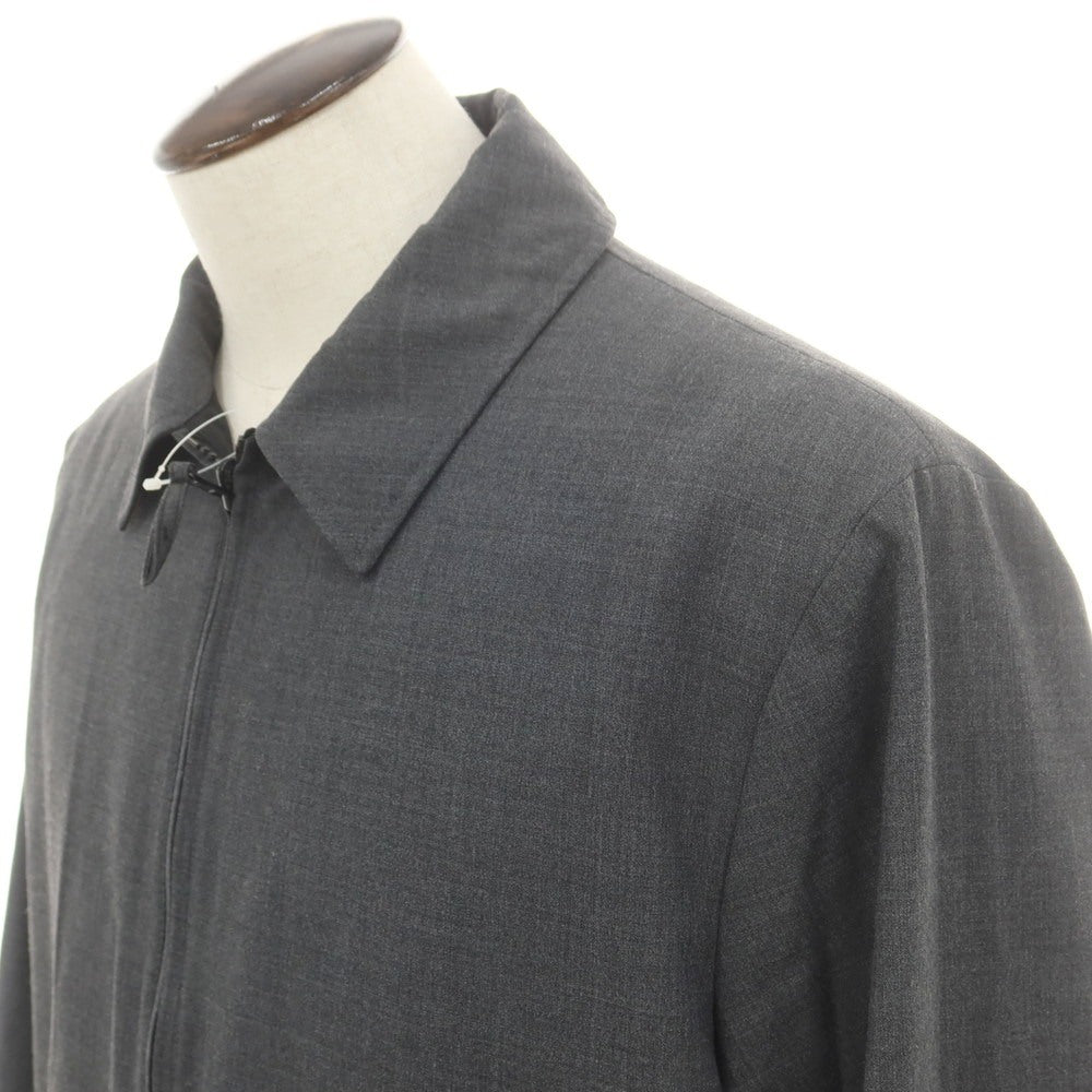 【中古】アスペジ ASPESI リバーシブル ダブルジップ ブルゾン グレー【 L 】【 状態ランクB 】【 メンズ 】