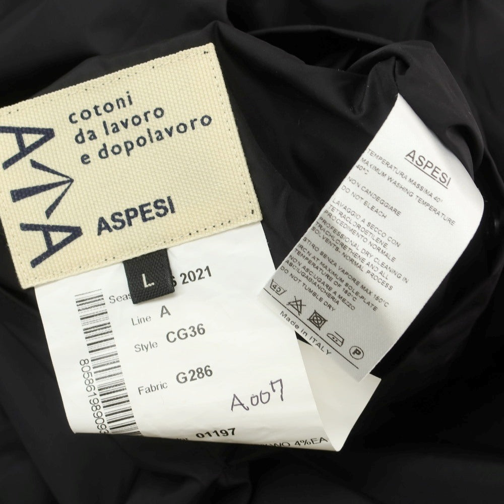 【中古】アスペジ ASPESI リバーシブル ダブルジップ ブルゾン グレー【 L 】【 状態ランクB 】【 メンズ 】