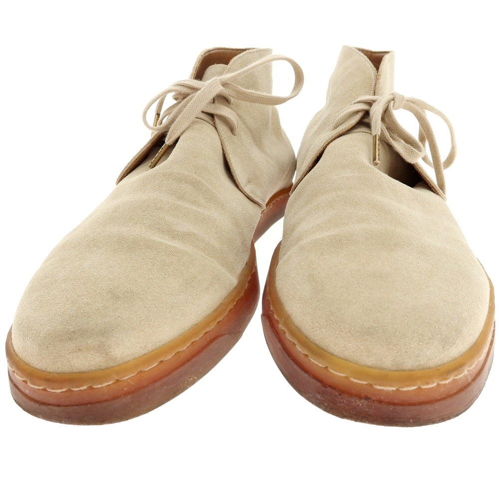 【中古】エー エム ピー アントニオピオメーレ AMP ANTONIO PIO MELE スエード チャッカブーツ スニーカー ベージュ【 43 】【 状態ランクB 】【 メンズ 】