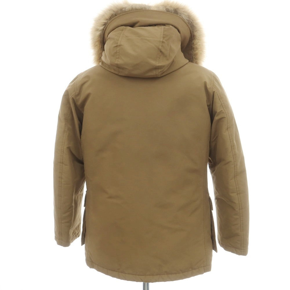 【中古】ウールリッチ WOOLRICH コットンナイロン ダウンコート ベージュ【 S 】【 状態ランクC 】【 メンズ 】