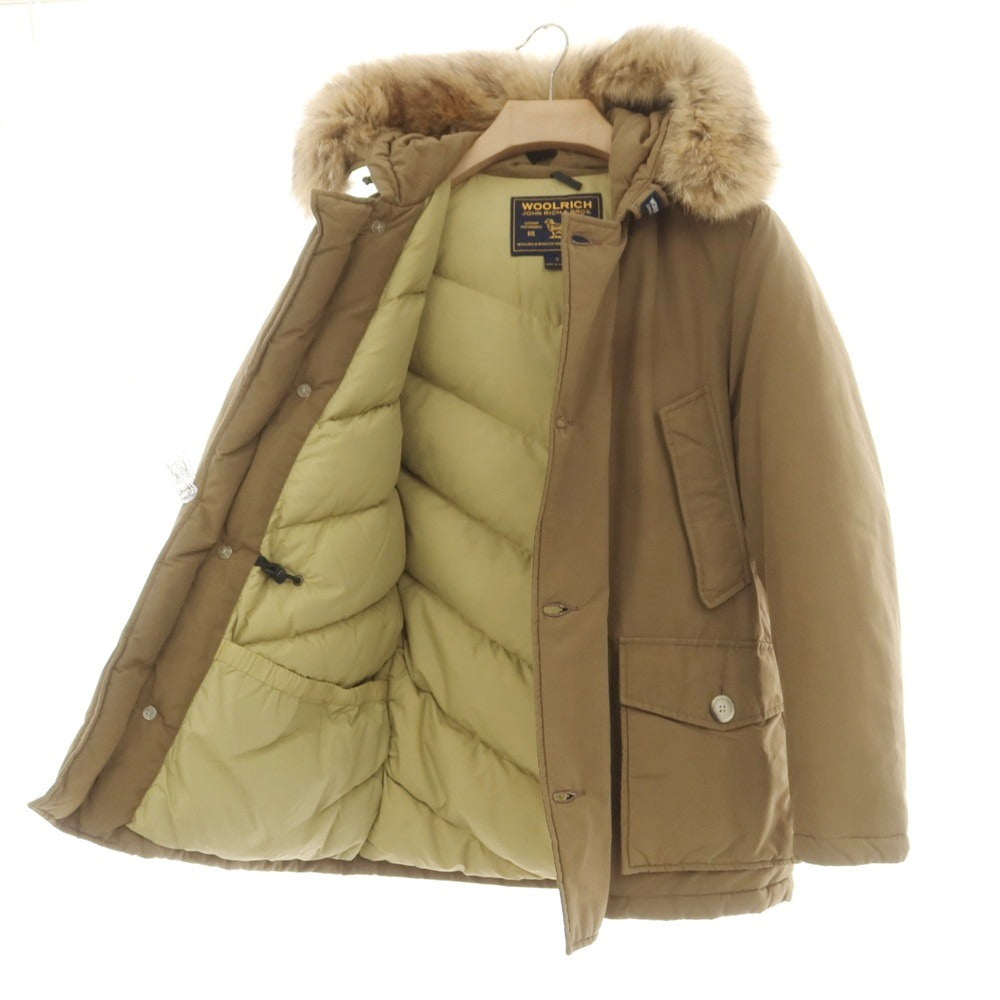 【中古】ウールリッチ WOOLRICH コットンナイロン ダウンコート ベージュ【 S 】【 状態ランクC 】【 メンズ 】