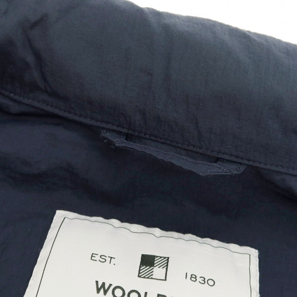 【中古】ウールリッチ WOOLRICH ナイロン M-65型 ミリタリージャケット ライトネイビー【 M(EU) 】【 状態ランクC 】【 メンズ 】