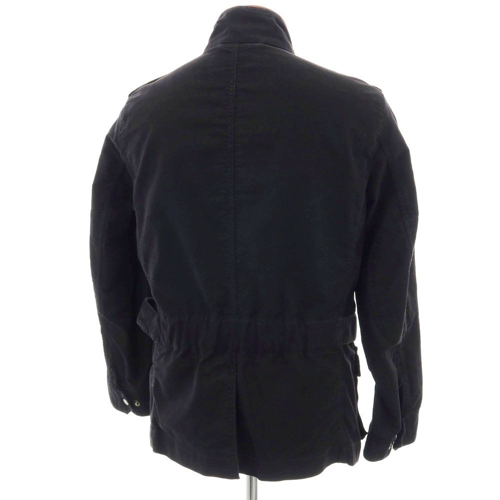 【中古】ウールリッチ WOOLRICH BEAMS F別注 コットン ミリタリージャケット ブラック【 M 】【 状態ランクC 】【 メンズ 】