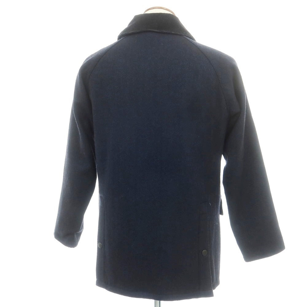 【中古】バブアー Barbour ウール フィールドジャケット ネイビー【 38 】【 状態ランクB 】【 メンズ 】