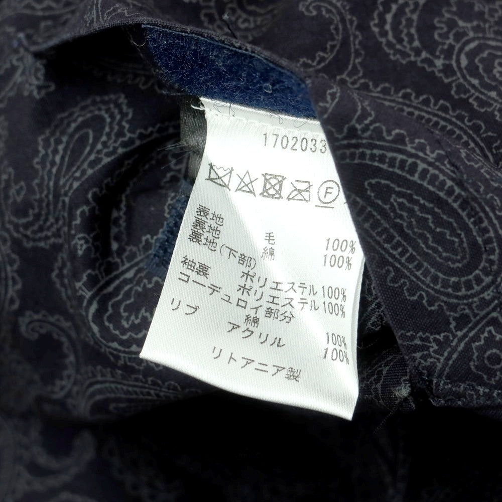 【中古】バブアー Barbour ウール フィールドジャケット ネイビー【 38 】【 状態ランクB 】【 メンズ 】