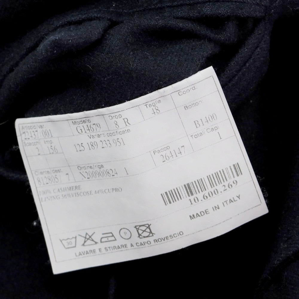 【中古】ベルベスト Belvest カシミヤ テーラードジャケット ダークネイビー【 48 】【 状態ランクC 】【 メンズ 】