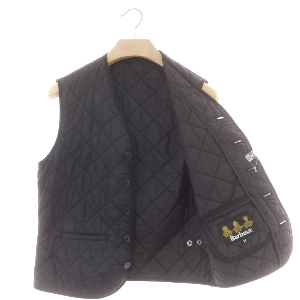 【中古】バブアー Barbour ナイロン キルティングベスト ブラック【 XS 】【 状態ランクC 】【 メンズ 】