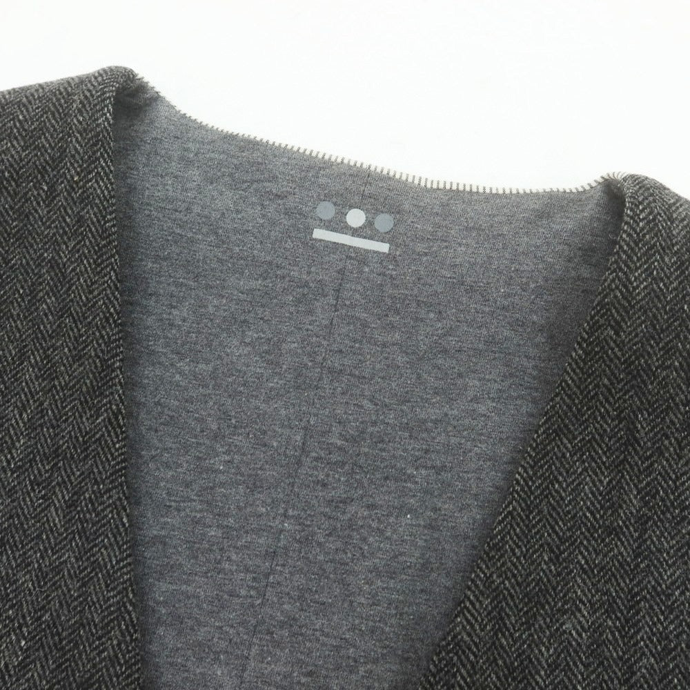 【中古】スリードッツ three dots ウール カジュアル系ジレ ベスト グレー【 表記なし(M位) 】【 状態ランクC 】【 メンズ 】