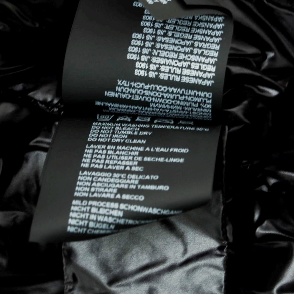 【中古】デュベティカ DUVETICA ポリエステル フリース スランドカラー ダウンジャケット ブラック【 50 】【 状態ランクA 】【 メンズ 】