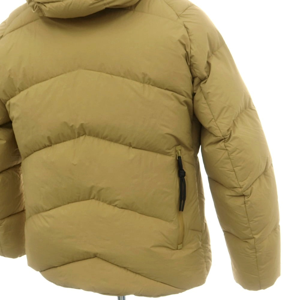 【中古】ホルバーマウンテニアリング Holubar Mountaineering ナイロン フーデッド ダウンジャケット ベージュ【 L 】【 状態ランクA 】【 メンズ 】
