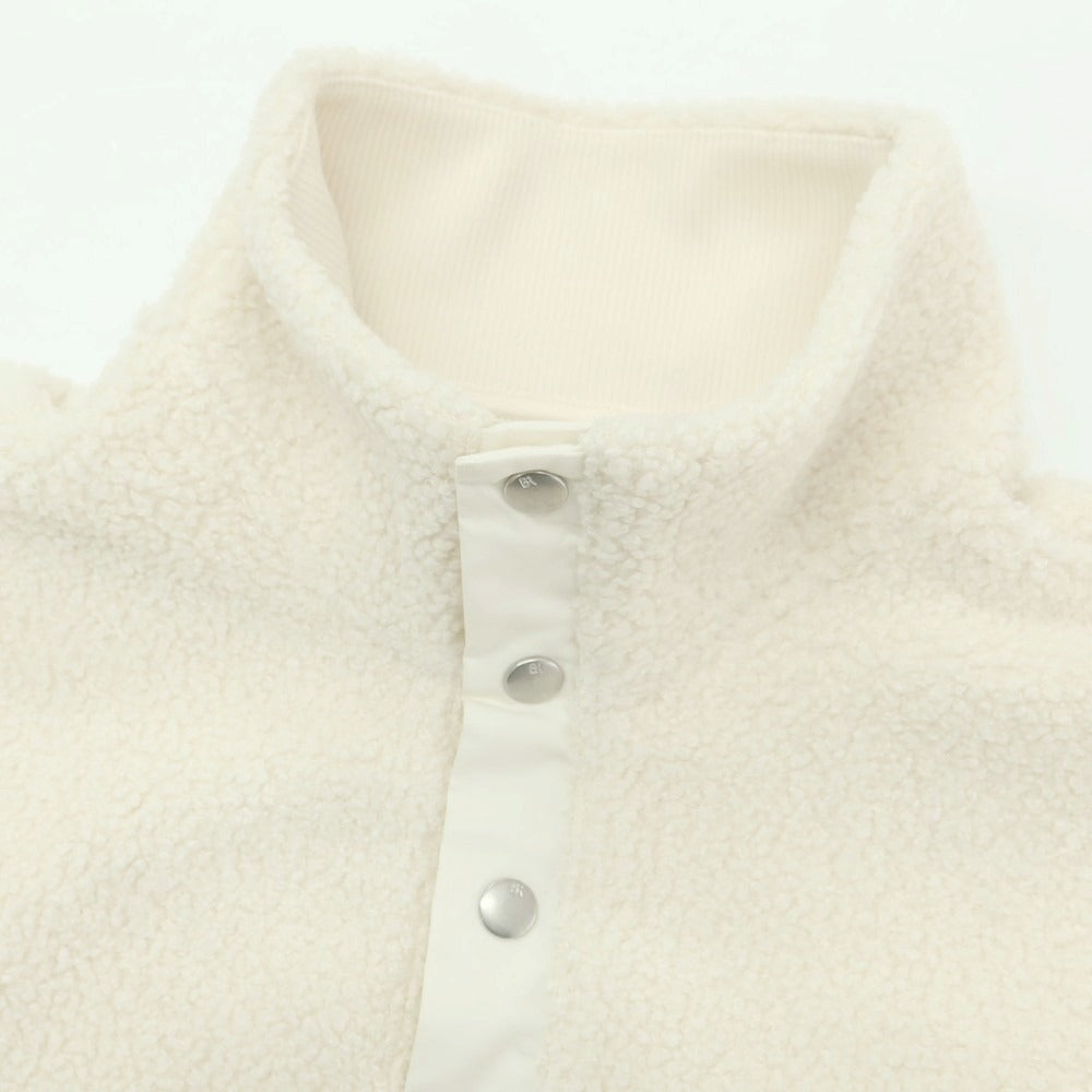 【中古】【未使用】バナナリパブリック Banana Republic フリースジャケット アイボリー【 L 】【 状態ランクS 】【 メンズ 】