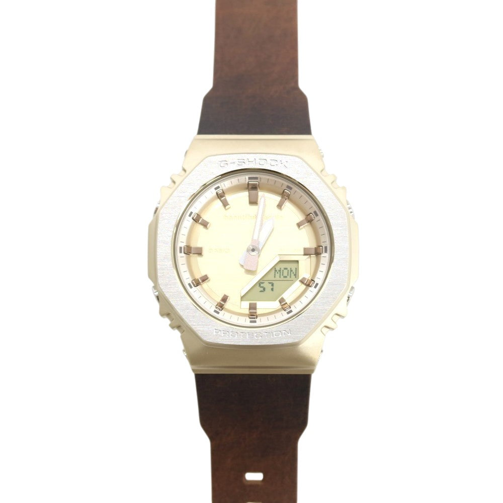 【中古】【未使用】ビューティフルピープル beautiful people × G-SHOCK 2025年秋冬 クォーツ式 腕時計 ブラウンxゴールド【 状態ランクS 】【 ユニセックス 】