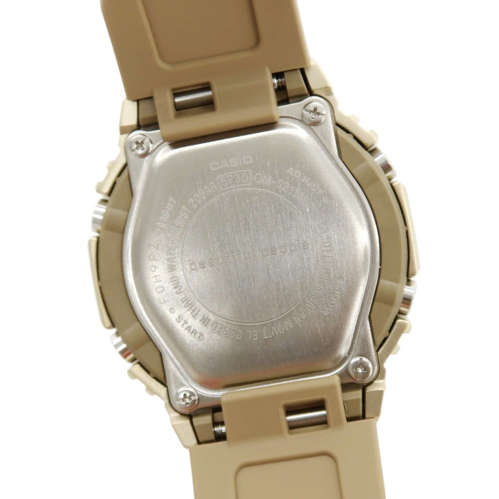 【中古】【未使用】ビューティフルピープル beautiful people × G-SHOCK 2025年秋冬 クォーツ式 腕時計 ブラウンxゴールド【 状態ランクS 】【 ユニセックス 】