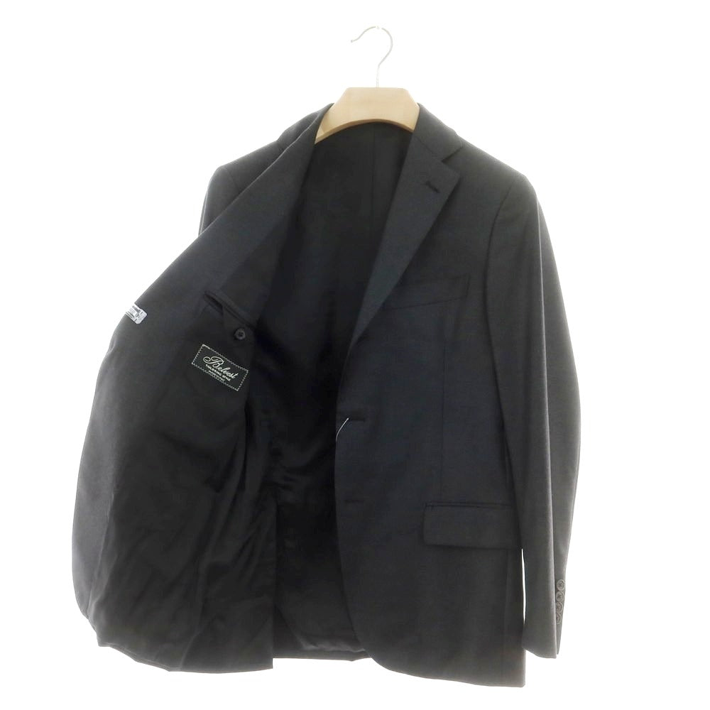 【中古】ベルベスト Belvest ウール 3つボタンスーツ チャコールグレー【 46 】【 状態ランクB 】【 メンズ 】