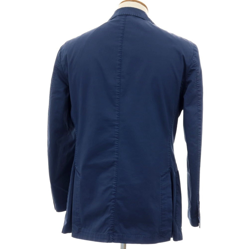 【中古】ベルベスト Belvest コットン テーラードジャケット ブルーネイビー【サイズ48】【 状態ランクC 】【 メンズ 】