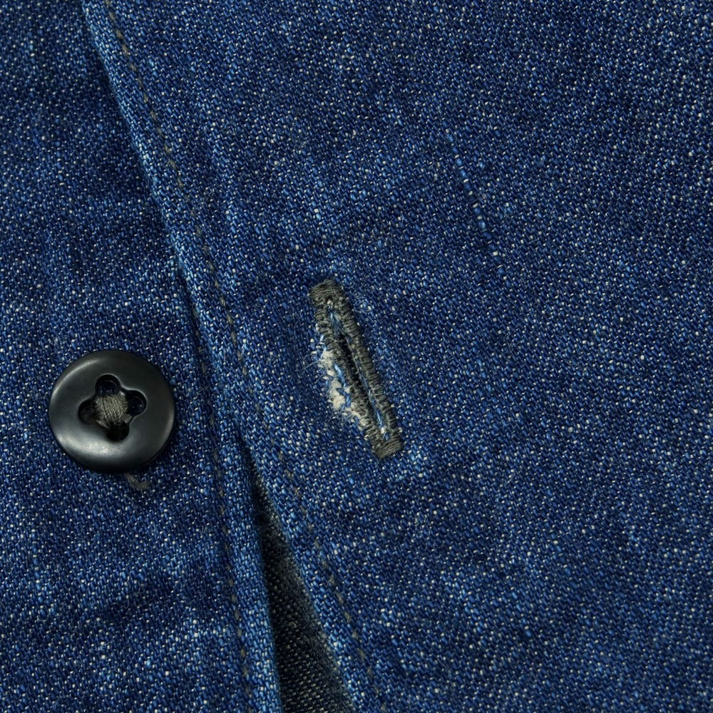 【中古】ウールリッチ WOOLRICH コットン系 デニム カジュアルシャツ ネイビー【 表記なし(L位) 】【 状態ランクB 】【 メンズ 】
