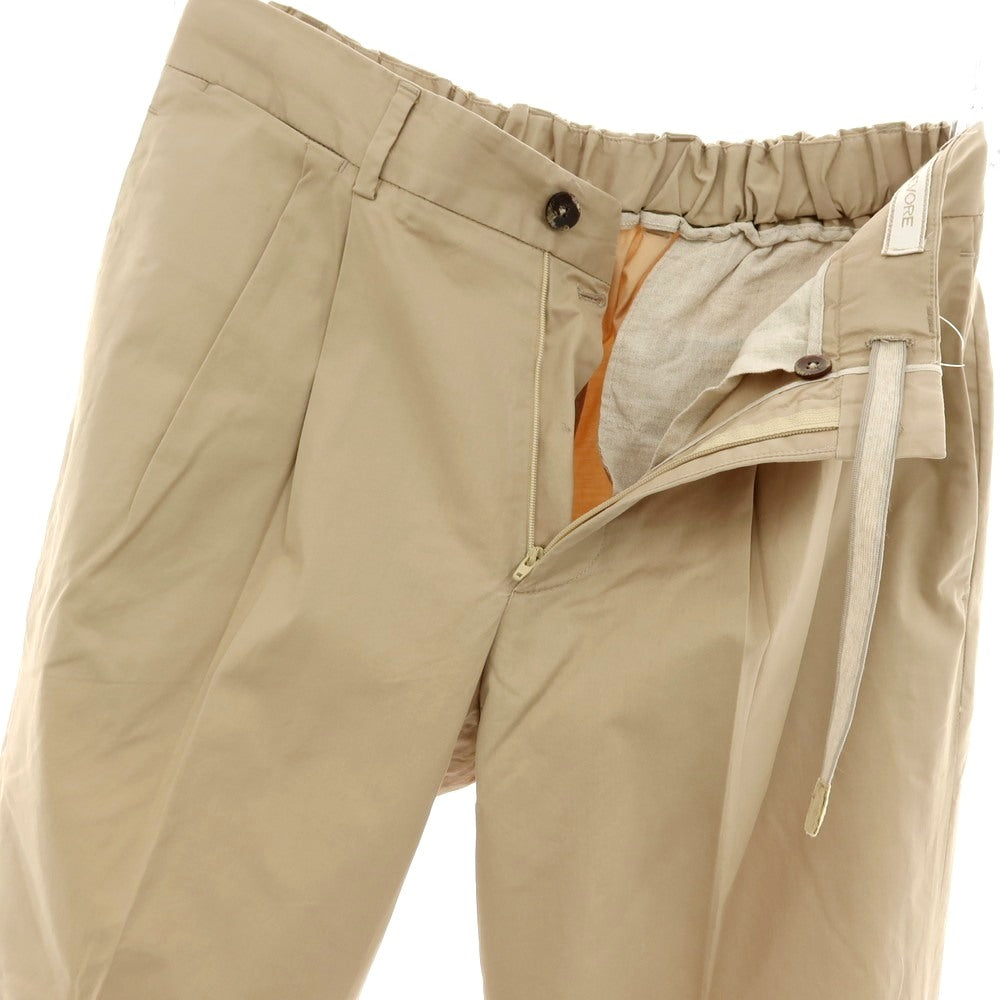 【中古】デヴォレ インチピット DEVORE Incipit ストレッチ コットン イージースラックスパンツ ベージュ【サイズ48】【 状態ランクB 】【 メンズ 】