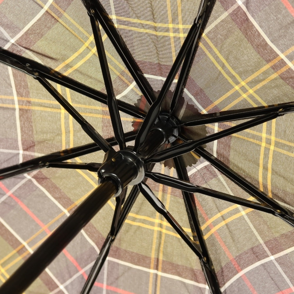 【中古】バブアー Barbour チェック 折り畳み傘 オリーブ【 状態ランクD 】【 メンズ 】