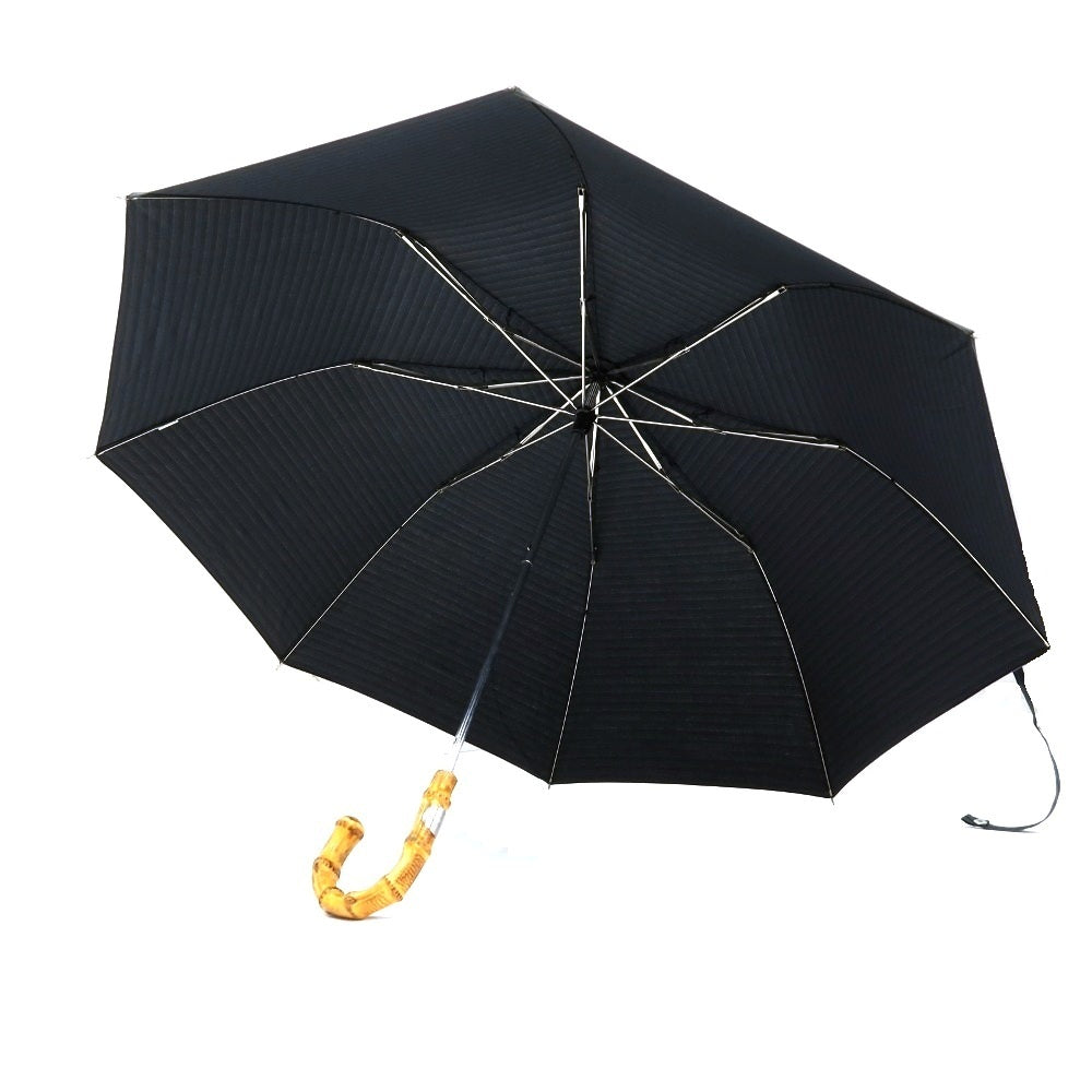 【中古】トラディショナルウェザーウェア Traditional Weatherwear ボーダー 折り畳み傘 グリーンxネイビー【 状態ランクB 】【 メンズ 】